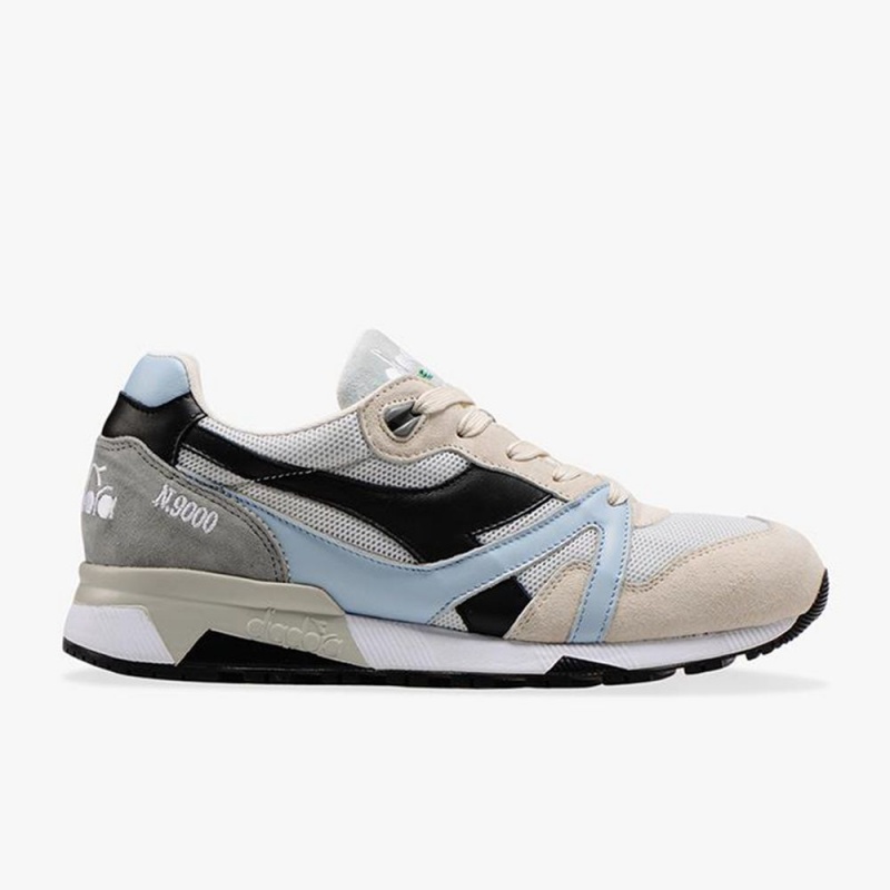 Zapatillas Bajas Diadora N9000 Hombre Blancas | ZXRNYHM-79