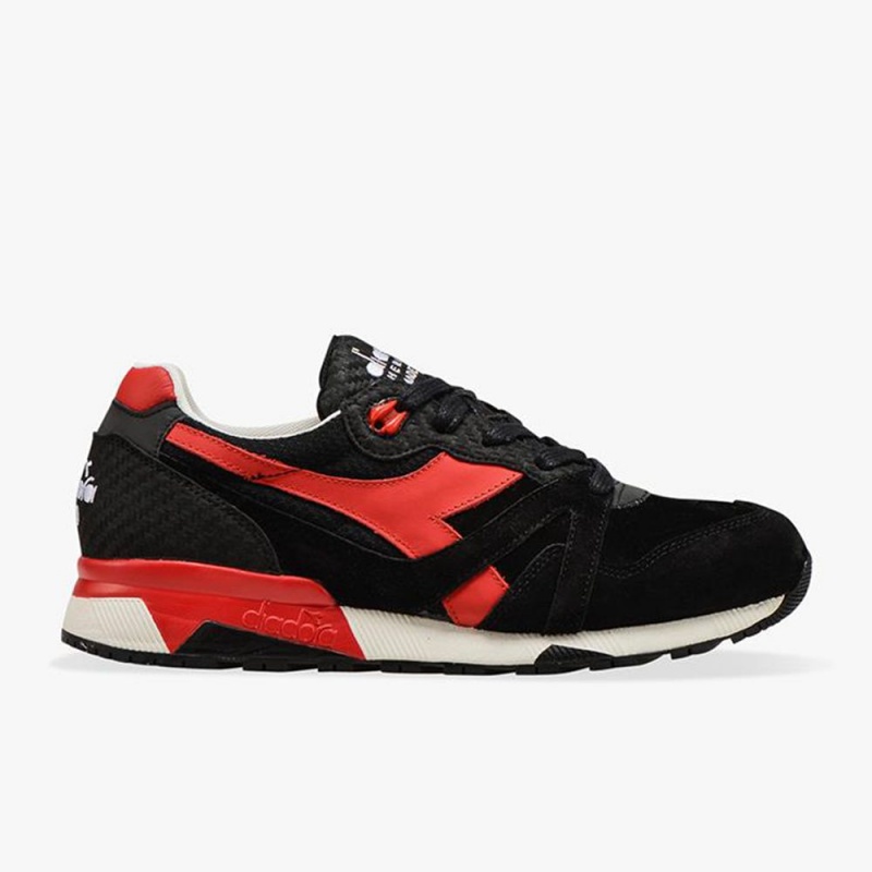 Zapatillas Bajas Diadora N9000 Hombre Negras | PCBFTEQ-90