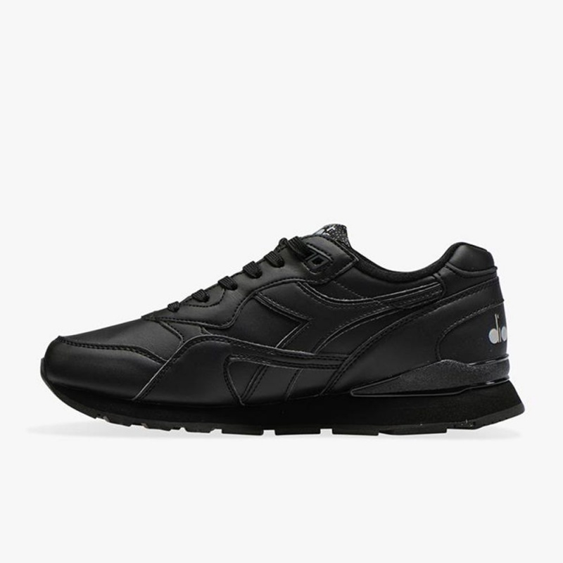 Zapatillas Bajas Diadora N.92 Mujer Negras | FZLWYJK-34