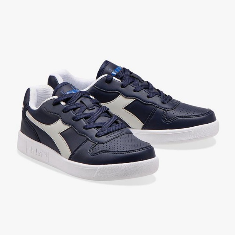 Zapatillas Bajas Diadora Playground Niños Azul Marino | ULNHWBF-03