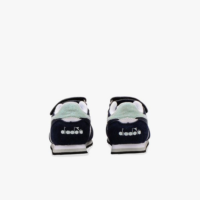 Zapatillas Bajas Diadora Simple Run Niños Azul Marino | KYTPRWH-87