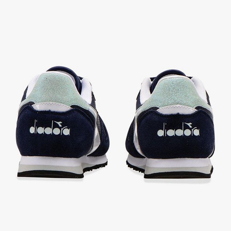 Zapatillas Bajas Diadora Simple Run Niños Azul Marino | SYCBDGH-03