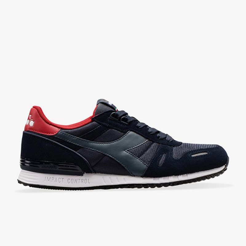 Zapatillas Bajas Diadora Titan Hombre Azul Marino | PNYZEJD-02