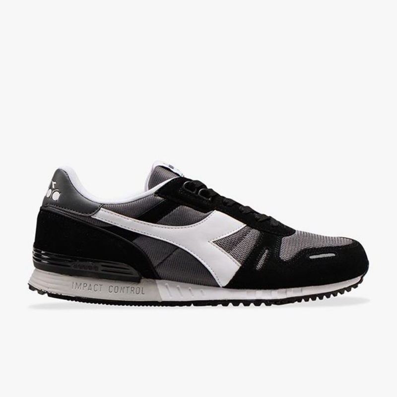 Zapatillas Bajas Diadora Titan Mujer Negras | RYHFCLA-08