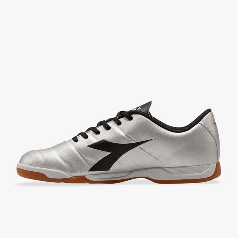 Zapatillas Fútbol Sala Diadora Pichichi Hombre Plateadas | PUKOHYC-91