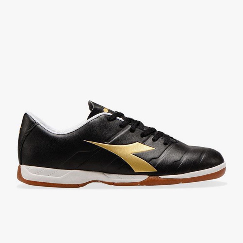 Zapatillas Fútbol Sala Diadora Pichichi Hombre Negras | UQCLSAD-91