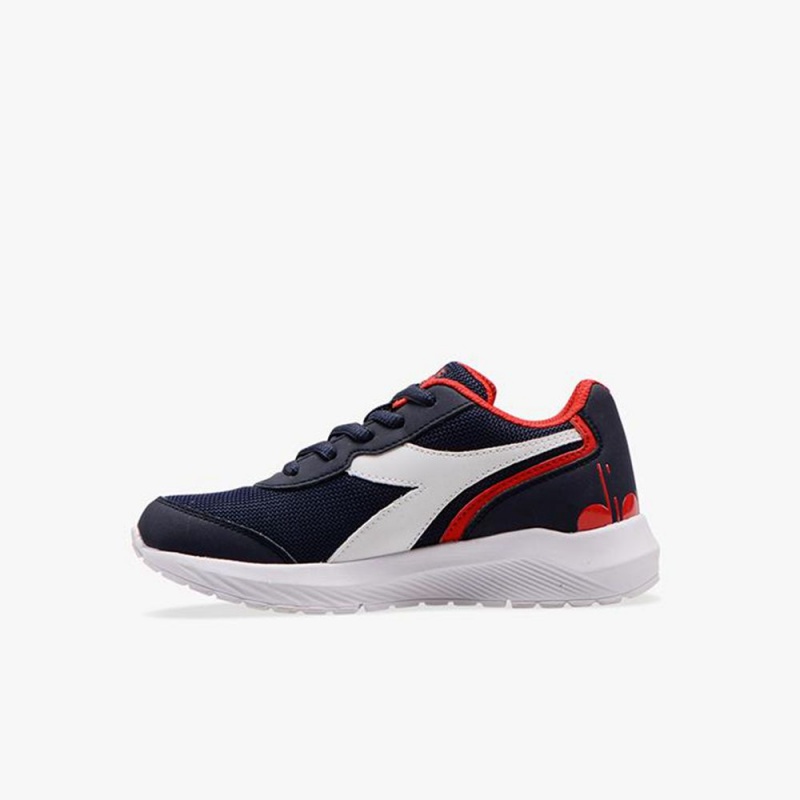 Zapatillas Running Diadora Falcon Niños Azul Marino | KLJECMY-09