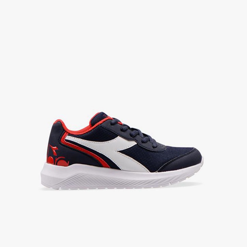 Zapatillas Running Diadora Falcon Niños Azul Marino | KLJECMY-09