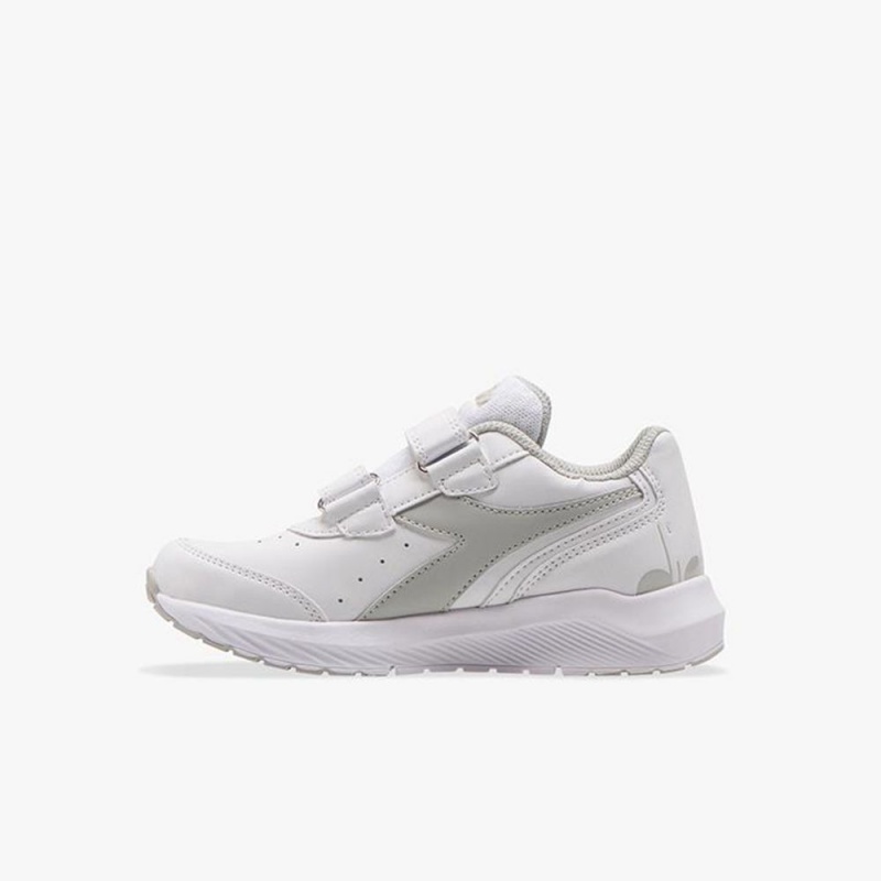 Zapatillas Running Diadora Falcon Niños Blancas | CZRFLBE-91