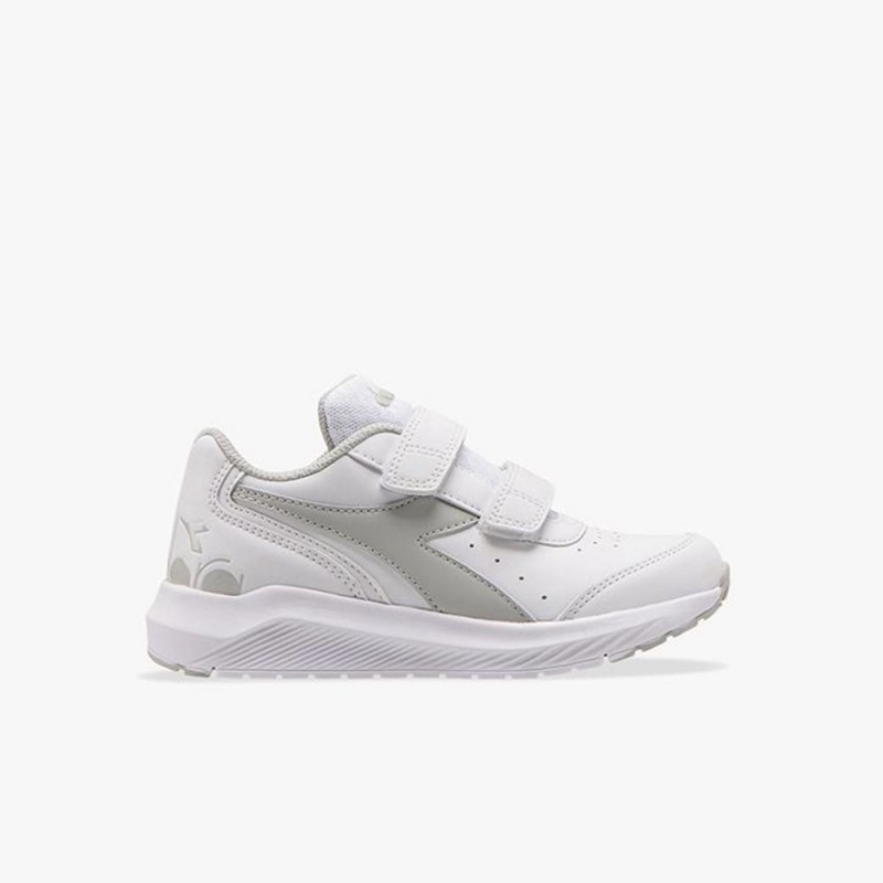 Zapatillas Running Diadora Falcon Niños Blancas | CZRFLBE-91