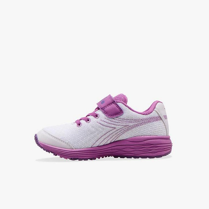 Zapatillas Running Diadora Flamingo Niños Blancas | XANYQLT-52