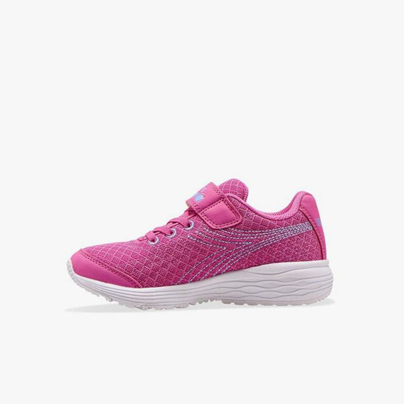 Zapatillas Running Diadora Flamingo Niños Rosas | ULOGRVF-24