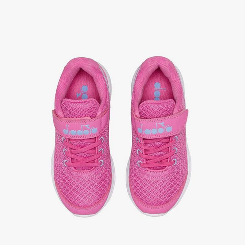 Zapatillas Running Diadora Flamingo Niños Rosas | ULOGRVF-24