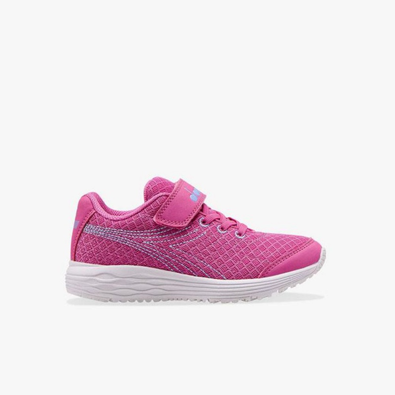 Zapatillas Running Diadora Flamingo Niños Rosas | ULOGRVF-24