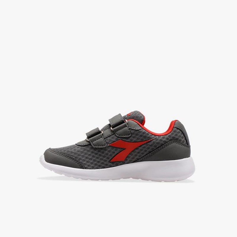 Zapatillas Running Diadora Robin Niños Gris | ANWEHKL-05