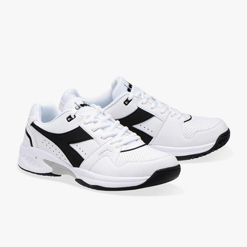 Zapatillas Tenis Diadora Volee Hombre Blancas | FXQMBWC-10